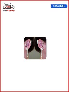 ✨ Butterfly Flower Tassel Ear Cuffs Rhinestone Ear Wrap No Piercing Women